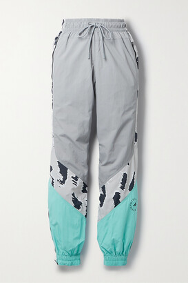 adidas by Stella McCartney + Net Sustain Paneled Printed Recycled Primegreen Track Pants