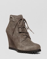 Thumbnail for your product : Steve Madden STEVEN BY Lace Up Wedge Booties - Wardin