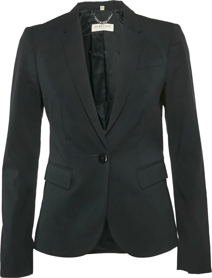 Burberry Pre-Owned Single-Breasted Long-Sleeve Blazer