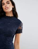 Thumbnail for your product : AX Paris Crochet Lace Mini Dress