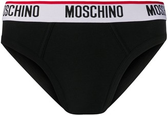 Moschino Logo Waistband Briefs