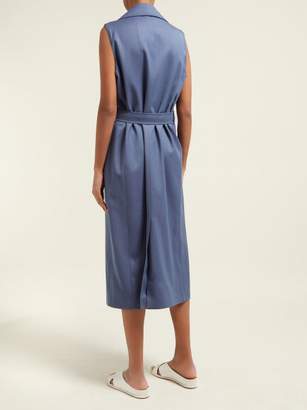 Giuliva Heritage Collection The Alex Sleeveless Wool Dress - Womens - Blue