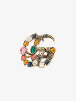 Gucci GG crystal embellished ring 