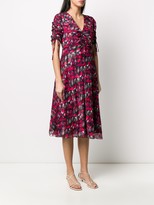 Thumbnail for your product : Dvf Diane Von Furstenberg Floral Print Ruched Dress