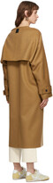 Thumbnail for your product : Loewe Tan Wool & Cashmere Raglan Coat
