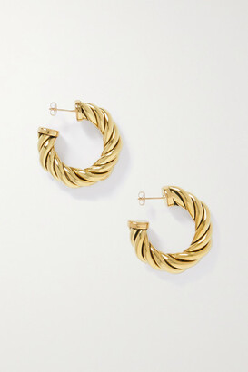 Laura Lombardi Spira Gold-tone Hoop Earrings - one size