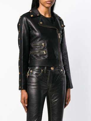 Versace cropped zipped jacket