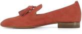 Thumbnail for your product : Santoni Red Suede Loafers