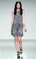 Thumbnail for your product : Rebecca Taylor White Noise Double Layer Dress