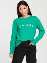 Thumbnail for your product : Whistles Friday Logo Sweatshirt