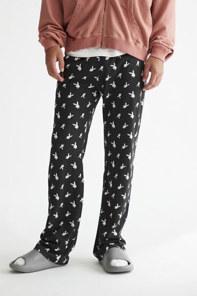 Playboy Bunny Pajama Mens Playboy Pajama Pants With Hood Mens Blue