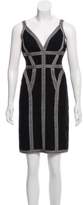 Thumbnail for your product : Herve Leger Zola Geometric Dress Black Zola Geometric Dress