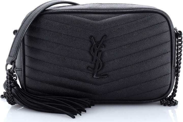 Saint Laurent Lou Camera Bag Matelasse Chevron Leather Mini