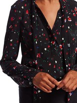 Thumbnail for your product : Derek Lam 10 Crosby Evadne Floral Blouse