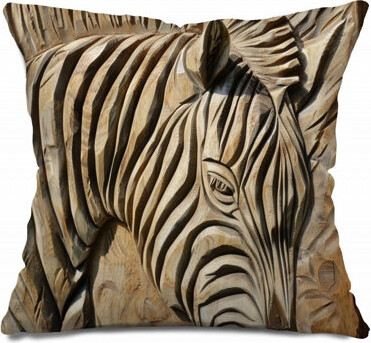 VisionDecor Trendy Floral Plush Cotton Blend Reversible Throw Pillow