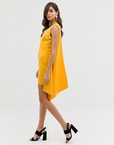 Thumbnail for your product : ASOS DESIGN Premium cape back mini dress