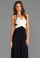 Thumbnail for your product : Rachel Pally Two Tone Halter Dress
