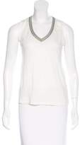 Thumbnail for your product : Maje Sleeveless V-Neck Top