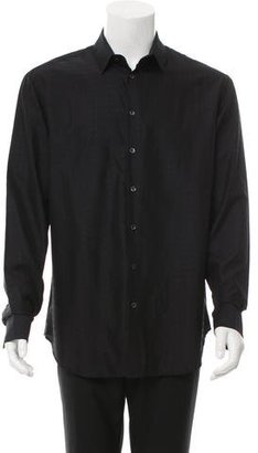 Giorgio Armani Patterned Button-Up Shirt w/ Tags