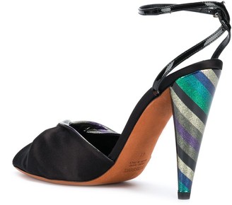 Missoni Color-Block Ankle Sandals