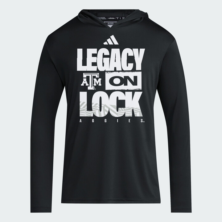 adidas Texas A&M Aggies 2026 Legacy On Lock March Madness D4T Long Sleeve Hoodie