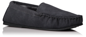 George Leather Moccasin Slippers