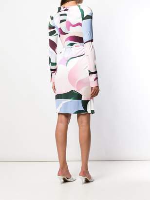 Emilio Pucci printed long sleeved dress