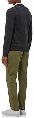 Barneys New York Men's Cashmere V-Neck Sweater - Charcoal