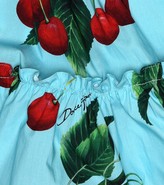 Thumbnail for your product : Dolce & Gabbana Children Exclusive to Mytheresa Cherry-print cotton skirt