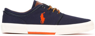 Polo Ralph Lauren logo embroidered sneakers