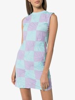 Thumbnail for your product : Coperni Patchwork-Print Cotton Mini Dress
