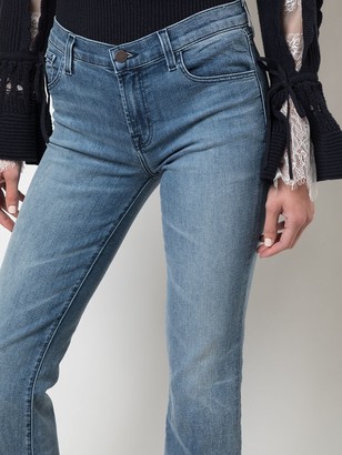 J Brand Sallie mid-rise boot cut jeans