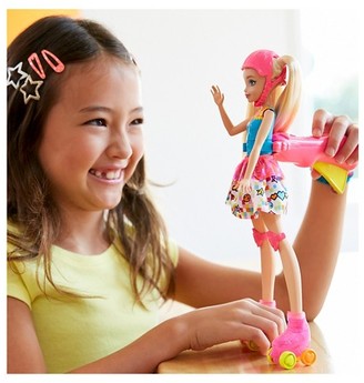 Barbie Video Game Hero Light-Up Skates Doll