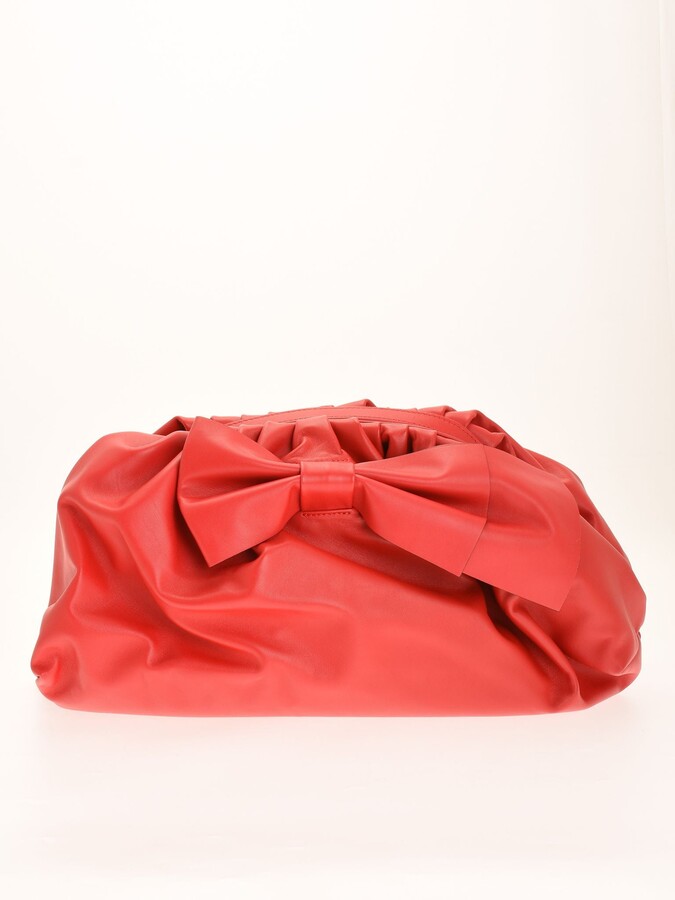 RED Valentino Bow Large Clutch Bag - ShopStyle