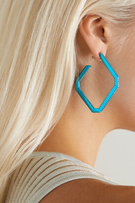 EÉRA Allegra Silver Sapphire Earring - Blue
