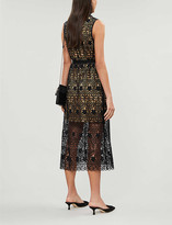 Thumbnail for your product : Claudie Pierlot Tikae lace midi dress