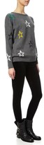 Thumbnail for your product : Chinti and Parker Grey Wool Star Outline Jumper