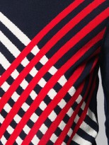 Thumbnail for your product : Perfect Moment Criss-Cross Striped Jumper