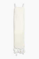 Thumbnail for your product : Jil Sander Open-knit cotton-blend midi dress