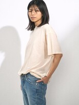 Thumbnail for your product : Raey Long-line Cotton-jersey T-shirt - Pale Pink