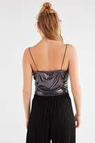 Thumbnail for your product : Urban Outfitters Shiny Cowl Neck Cami