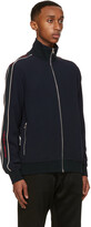 Thumbnail for your product : Alexander McQueen Navy Logo Tape Track Jacket