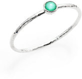 Thumbnail for your product : Ippolita Wonderland Mint Mother-Of-Pearl, Clear Quartz & Sterling Silver Hinged Bangle Bracelet
