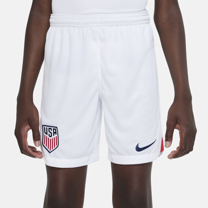 Nike U.S. 2022/23 Stadium Home Big Kids' Dri-FIT Soccer Shorts in White -  ShopStyle