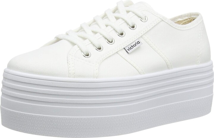 Victoria Barcelona Doble Lona Monocromo ShopStyle Trainers