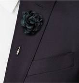 Thumbnail for your product : Lanvin Plaid Buttonhole Flower Pin