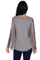 Thumbnail for your product : Romeo & Juliet Couture Sequin Sleeve Blouse