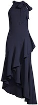 Thumbnail for your product : Shoshanna Relia Asymmetric Ruffle Dress