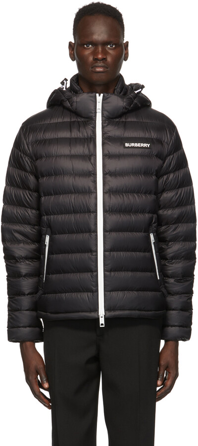 burberry black down jacket