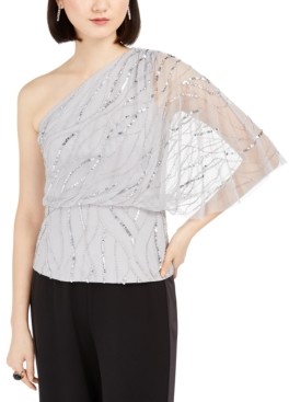 beaded evening tops